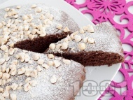 Рецепта Лесен какаов кекс с масло и пудра захар